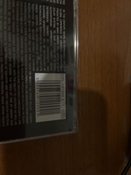 Cd диск  SOTD,System of a down,музыкальный диск