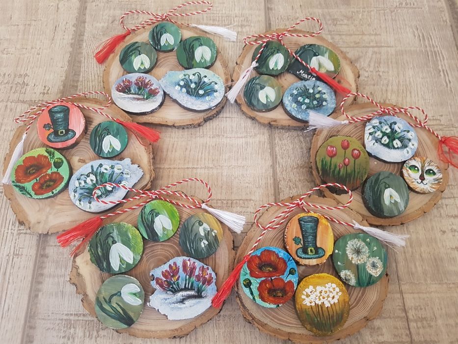 Handmade . MARTISOARE . Picturi pe lemn