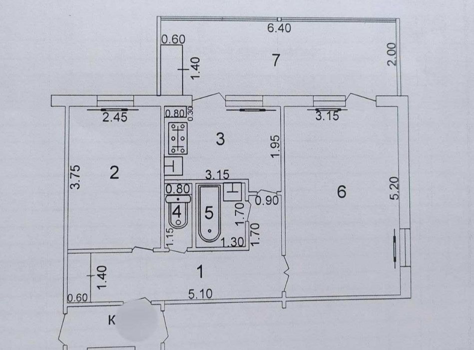 Ттз А.Югнакий 2/4/5 Балкон 2Х6 64.000 у.е Чистая  ВсеРаздельно 58м2 КВ