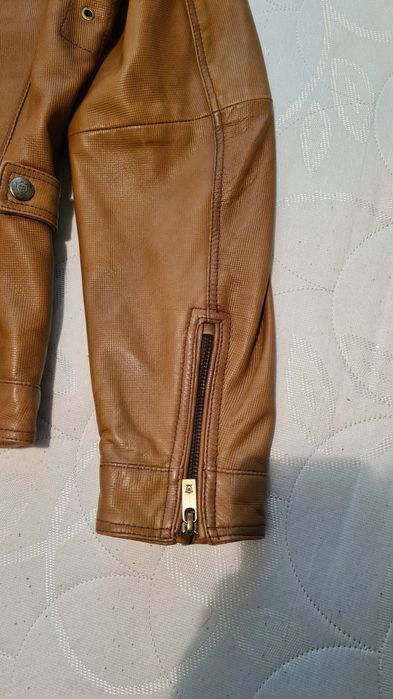 Geaca piele Massimo Dutti deosebita