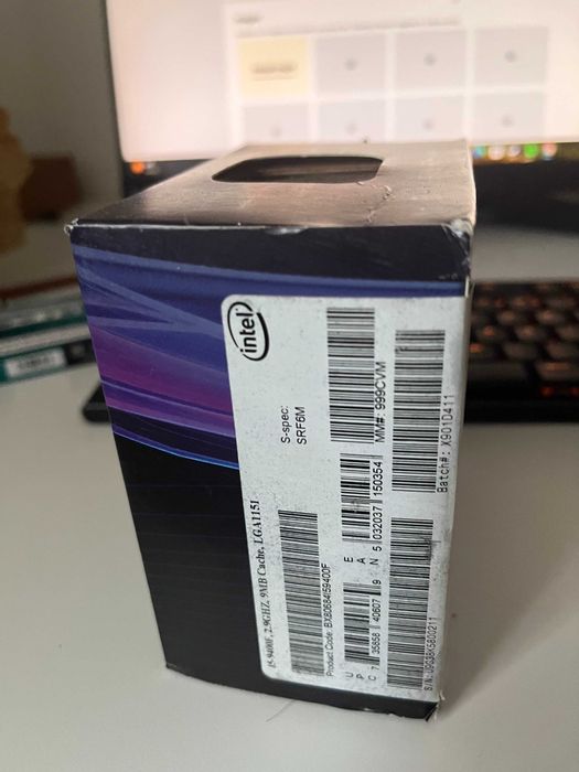 Intel i5 9400F NOU – BOX – 6 Core 4.1GHz Turbo