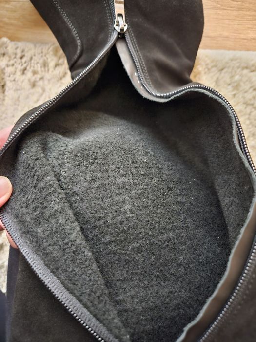 Cizme peste genunchi piele naturala