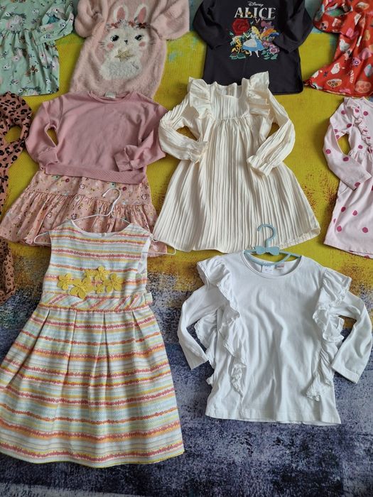 Lot 110-116 cm rochii fete Zara Next