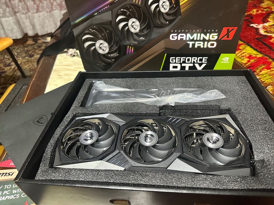 Видео карта GeForce RTX 3070 msi Gaming Trio X 8GB GDDR6