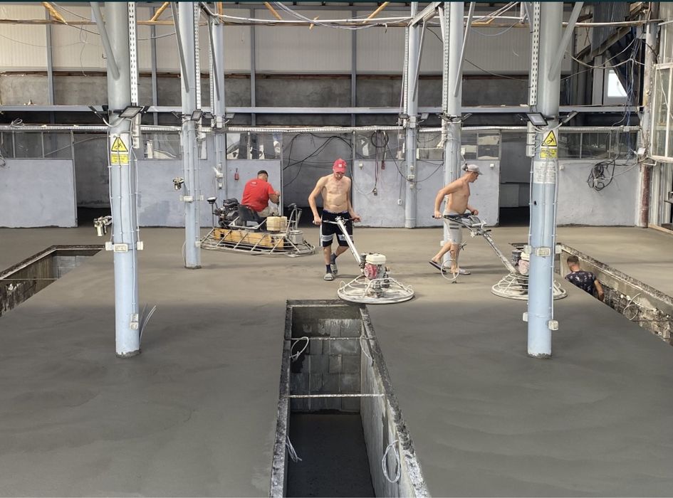 Turnari beton finisat mecanic elicopterizat