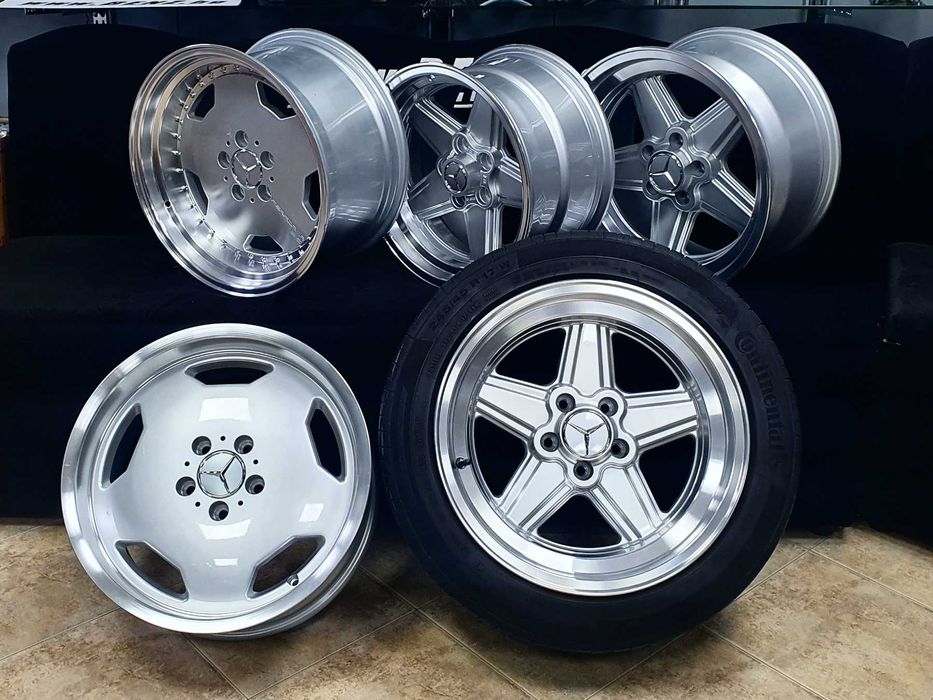 Мерцедес AMG PENTA AERO-style РЕТРО джанти W124, W126, W201, W123, SL
