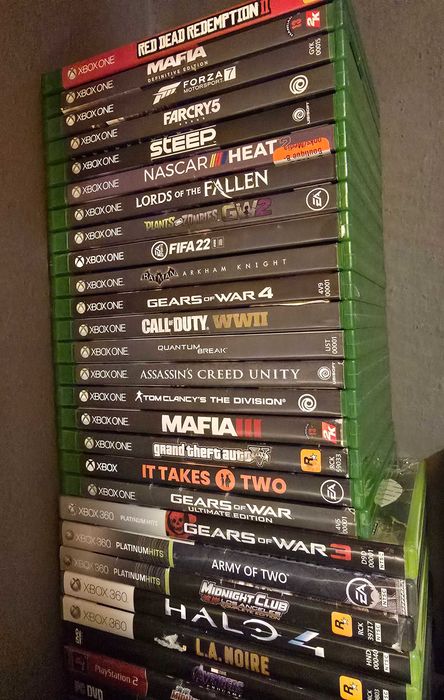 Vând/Schimb jocuri PS4, PS5, Xbox One, Xbox Series S/X, Xbox 360