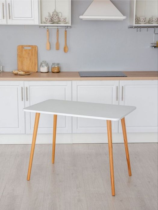 Стол 105/55/75 белый лофт Fitz Eames mebel stol ikea loft мебель стул