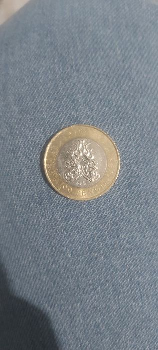 Монета редкий  100тг Сакский стиль