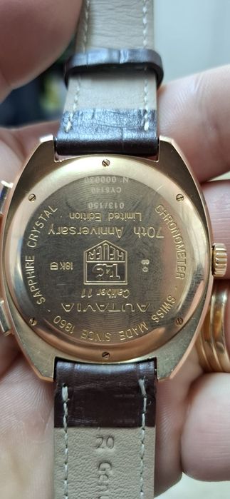Ceas de aur 18k Autavia Tag  heuer