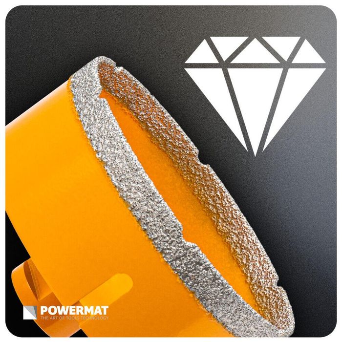 Carota diamantata diametru 100 mm, pentru gresie, granit, ceramica,