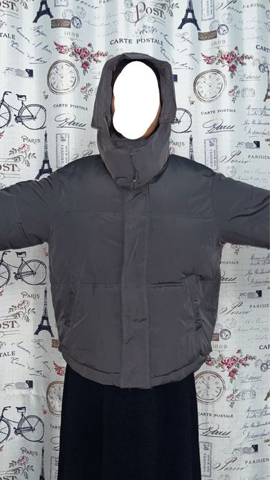 Зимняя куртка серого цвета