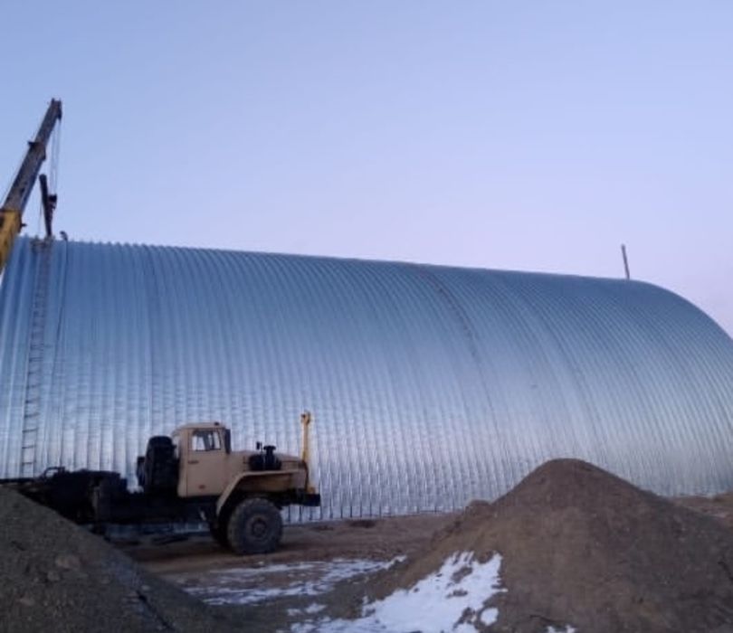 Арочный ангар под ключ