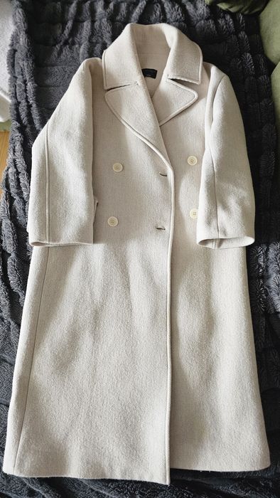 Топло дълго  палто  вълна Manteco