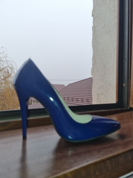 pantofi dama Marelbo royal blue