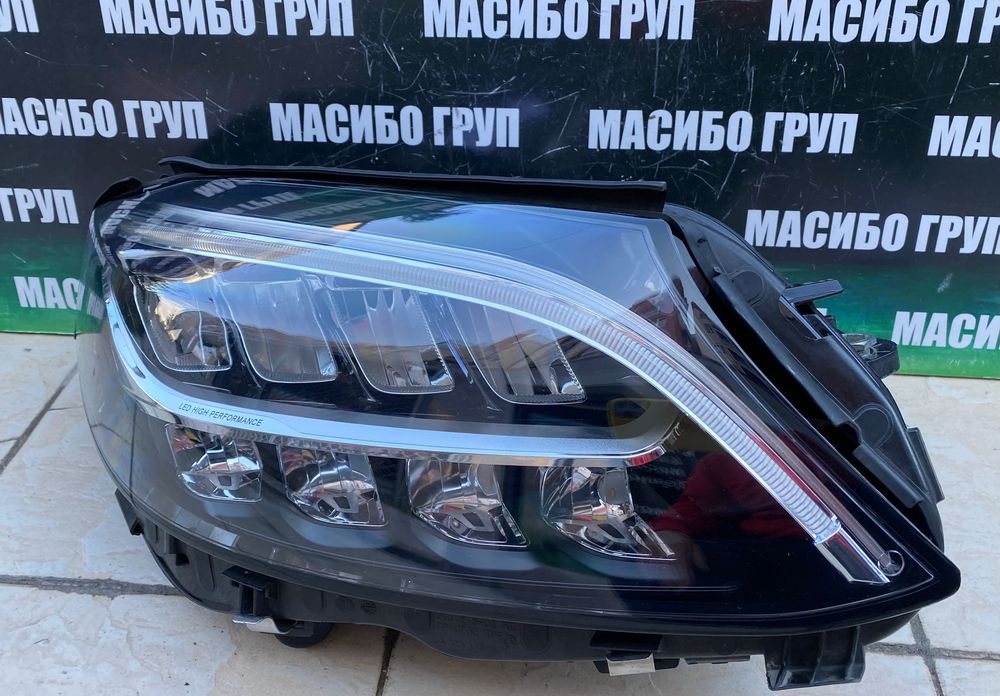 Фар far десен фарове Led за Мерцедес Ц205 Mercedes C-класа W205 фейс