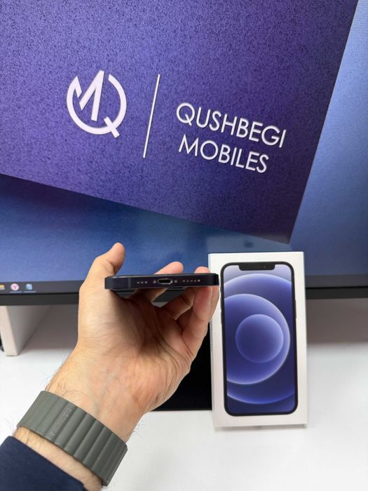 ochilmagan tel iPhone 12 64GB Karobka dok bor