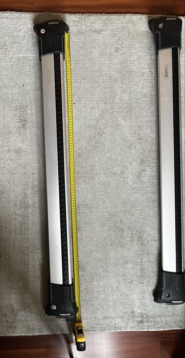 Bare transversale Thule Evo Raised Edge Silver