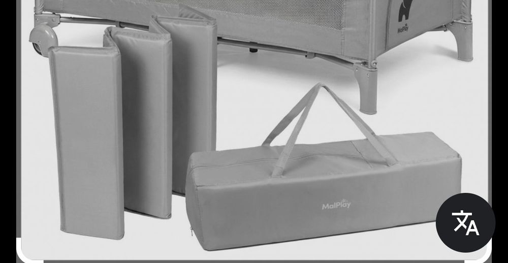 Pătuț pliabil călătorie Chipolino Capri gri 0-15 kg