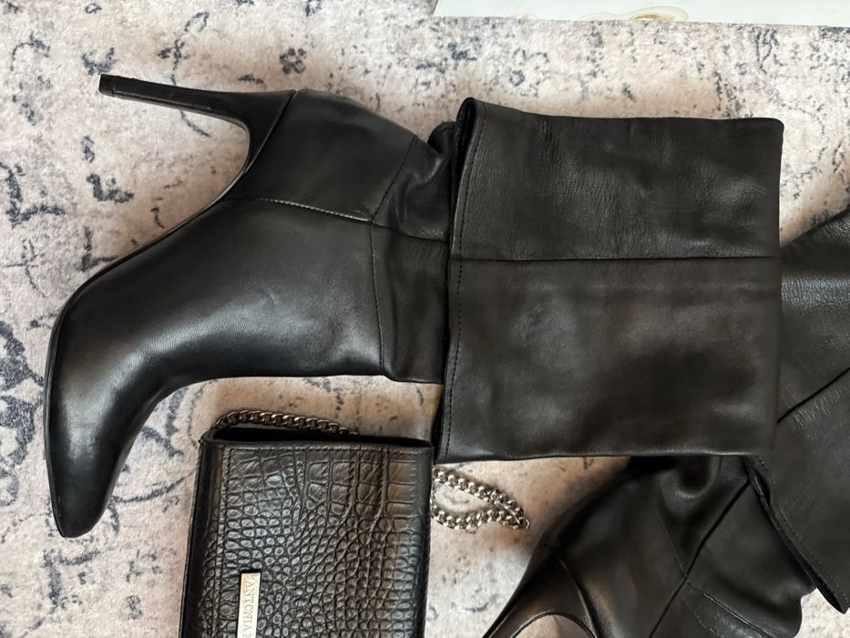 Чизми естествена кожа