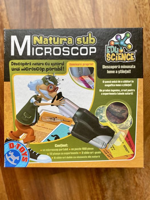 2 jocuri educative: Natura sub microscop, Optics lab