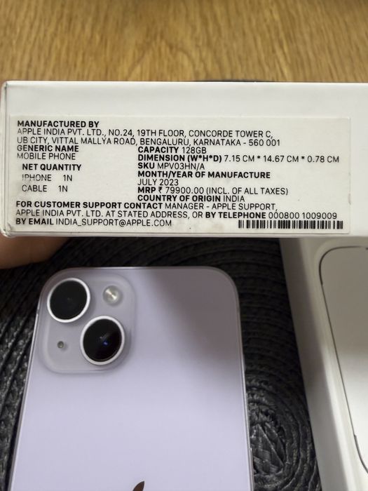 Iphone 14 128GB purple