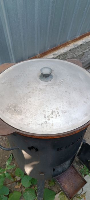 Очаг с казаном 12л