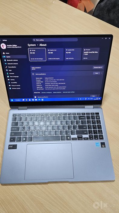 Samsung Galaxy Book 4 Pro 360 (Intel ultra 7 155H/16GB/1TB) - Ideal