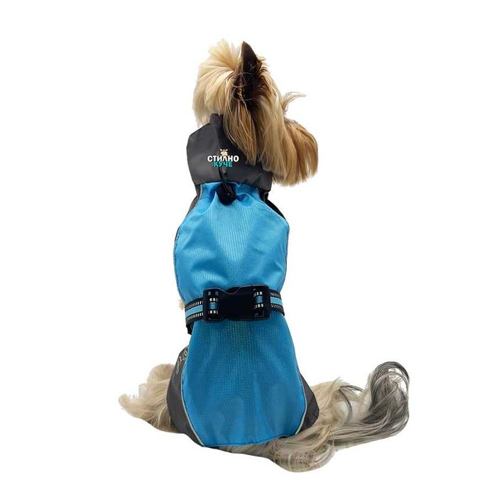 Дъждобран за куче Непромокаема дреха за куче Кучешки дъждобран