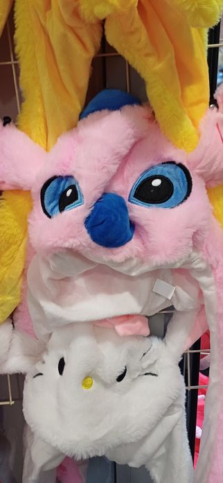 Шапка Стич светеща с мърдащи уши