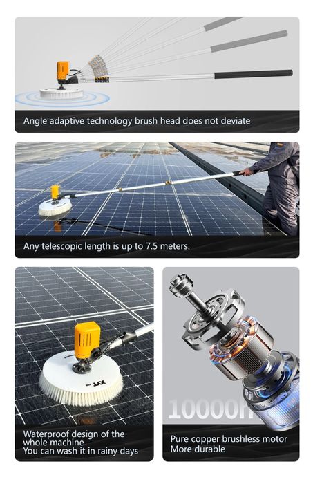 Quyosh panel yuvish uskunasi