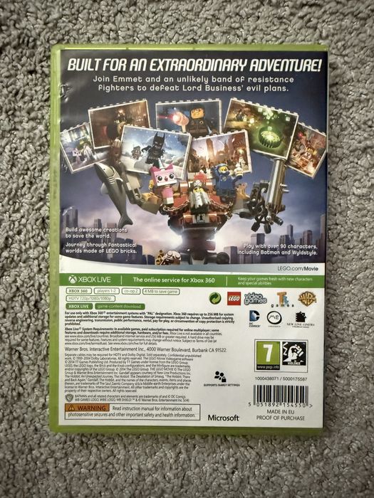 Joc xbox 360 LEGO Movie videogame