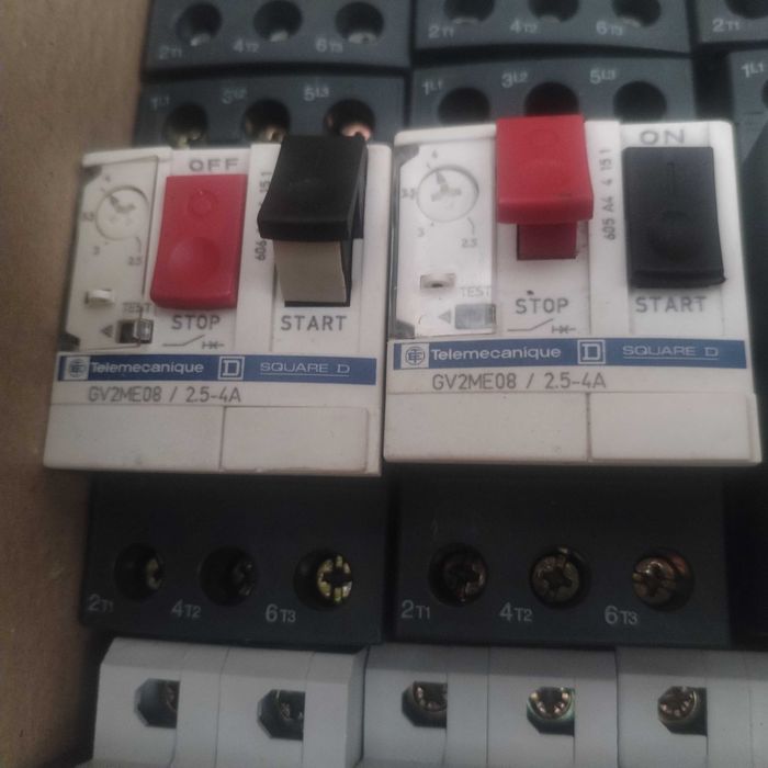 relee termice- Disjunctoare Motoare electrice. Siguranțe Socomec / Schneider / Telemecanique