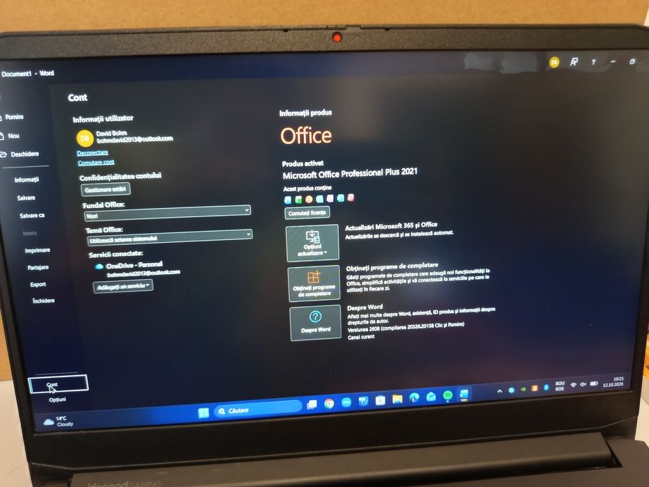 Laptop Lenovo IdeaPad Gaming 15"