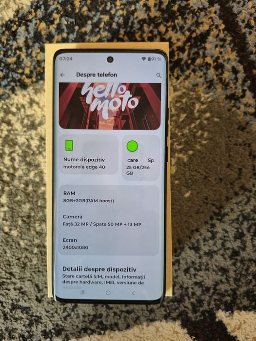 Motorola Edge 40 256 Gb negru
