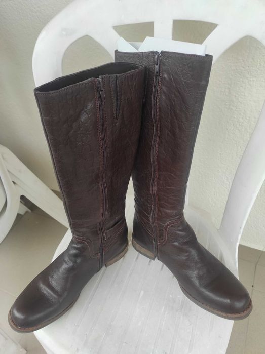 Зимни ботуши с цип и топъл хастар