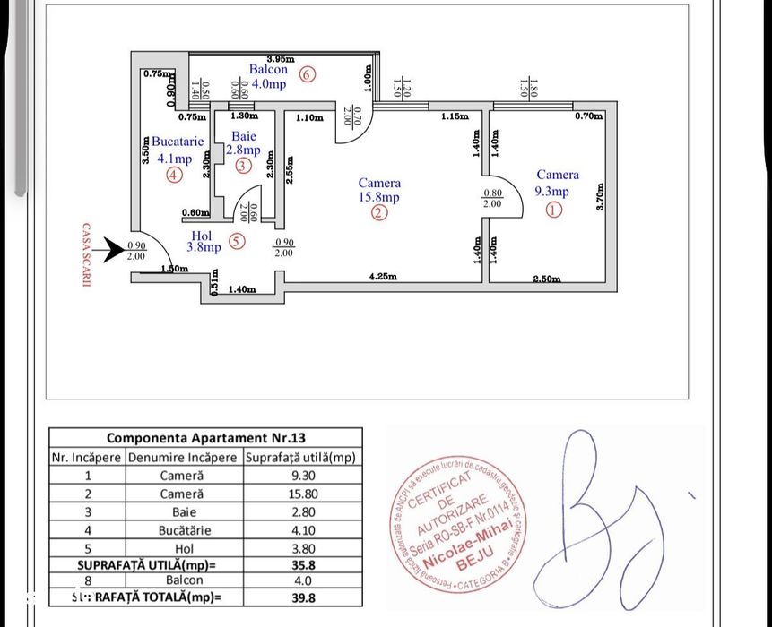 Apartament 2 camere, Hipodrom II (zona Cedonia)