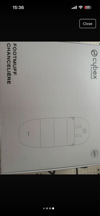 Husă de iarnă pt cǎrucior Cybex Platinum - Karolina Kurkova (One Love)