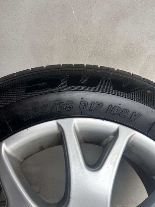 Jante aliaj cu anvelope de iarna 235/65/17