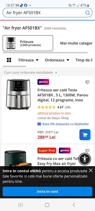 Air Fryer second hand