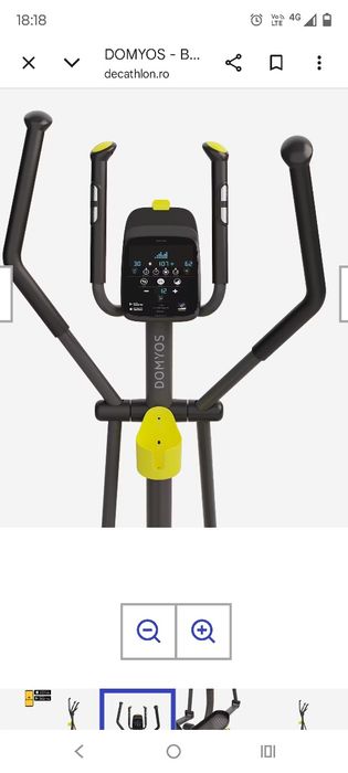 Bicicleta eliptica Domyos 500