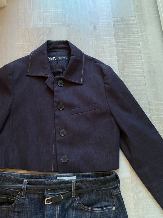 Дънкено яке zara