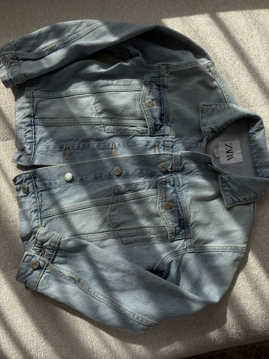 Jacheta denim Zara 11-12 ani