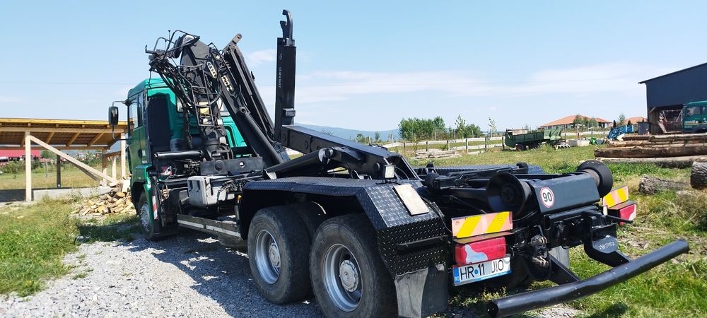 MAN cu abroll, macara, camion, schimb