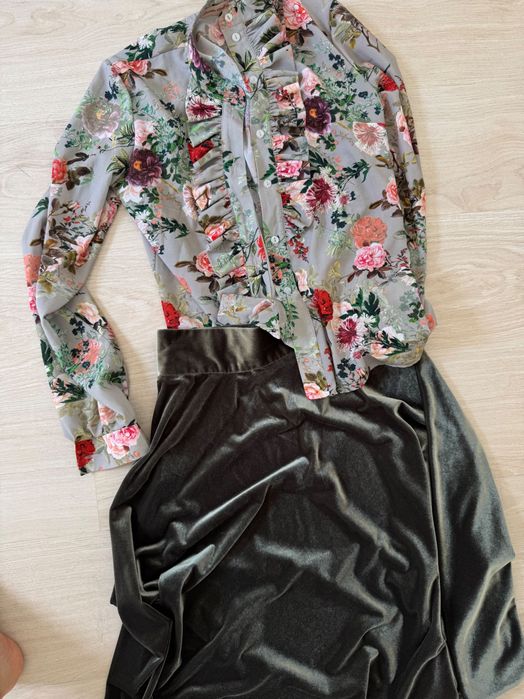 Комплект юбка и блуза