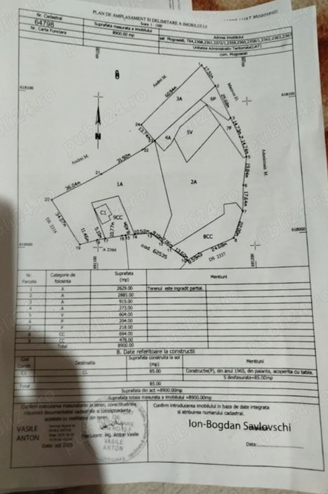 Teren Mogoșești Iași