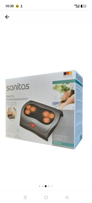 Aparat de masaj Shiatsu, Sanitas SFM34