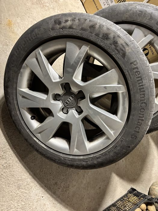 Джанти 17/5/112 с летни гуми за ауди