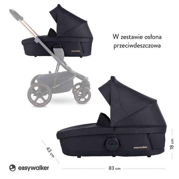 Продам люльку Easywalker Harvey3 Premium Gold Edition