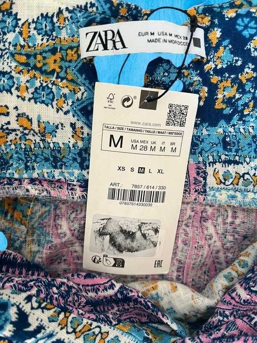 Rochie mozaic Zara patchwork S/M